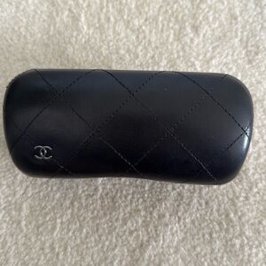 Chanel Black Quilted Sunglasses Case